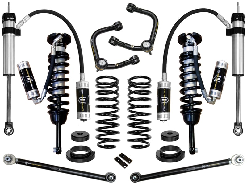 icon 03-09 gx470 0-3.5" stage 5 suspension system w tubular uca k53175t