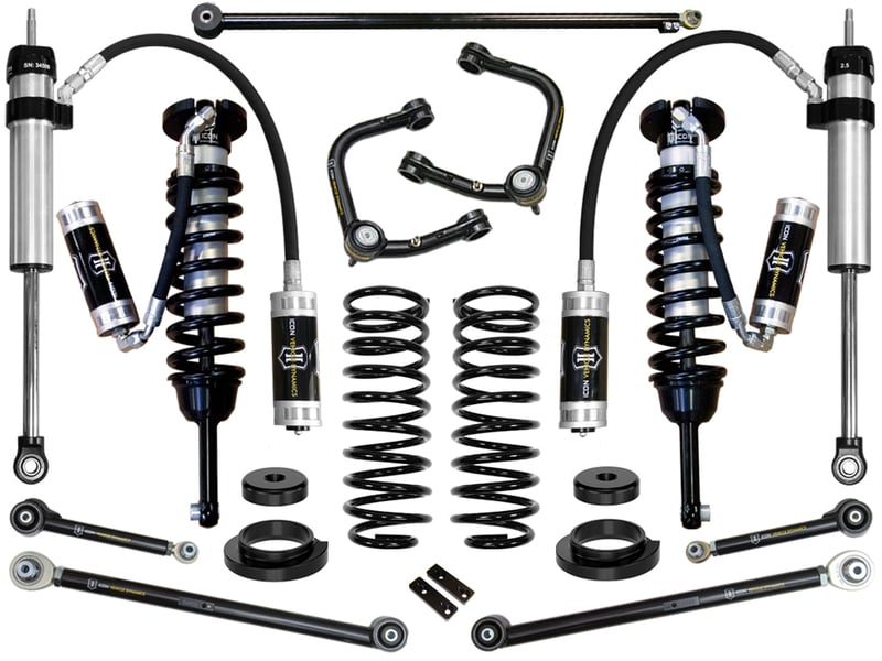 icon 03-09 gx470 0-3.5" stage 6 suspension system w tubular uca k53176t