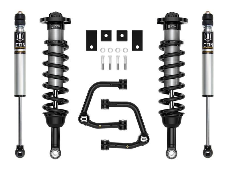 icon 2022-2025 toyota tundra, 2-3.5" lift, stage 4, 2.5 suspension system, tubular k53194t