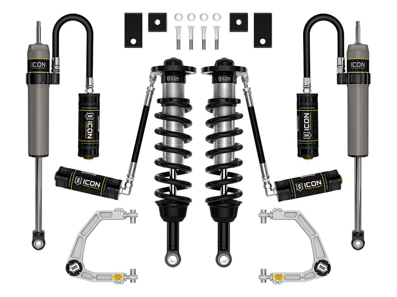 icon 2022-2025 toyota tundra, 1.25-3.5" lift, stage 7, 2.5 suspension system, billet k53197