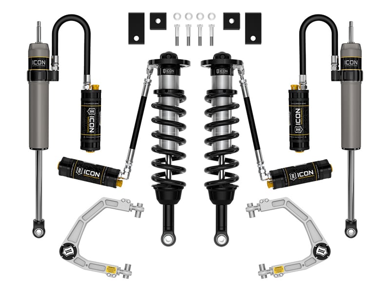 icon 2022-2025 toyota tundra, 1.25-3.5" lift, stage 9, 2.5 suspension system, billet k53199