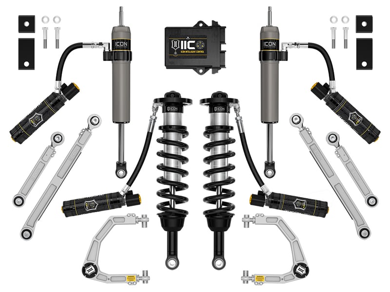 icon 2022-2025 toyota tundra, 1.25-3.5" lift, stage 13, 2.5 suspension system, billet k53203