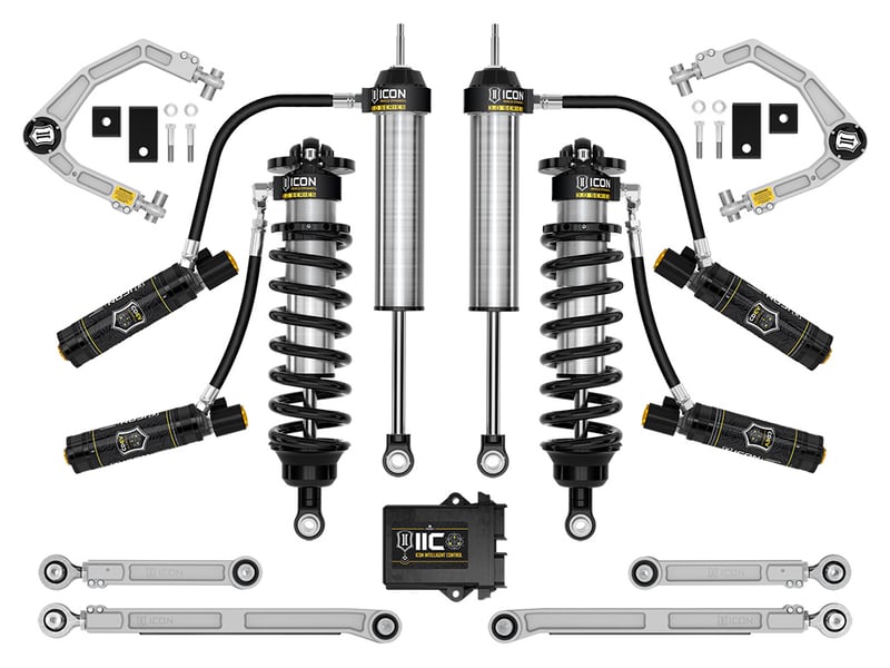 icon 2022-2025 toyota tundra, 1.25-3.25" lift, stage 5, 3.0 suspension system, billet k53215