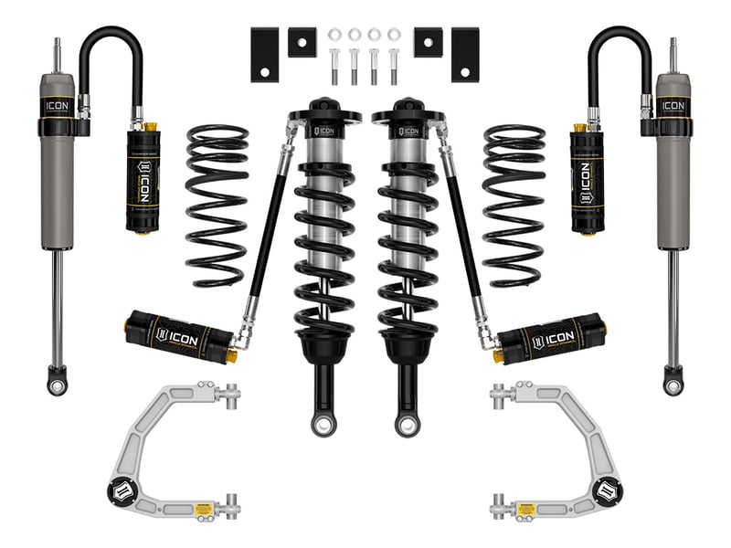 icon 2023-2025 toyota sequoia, 3-4.5" lift, stage 9 suspension system, billet k53239