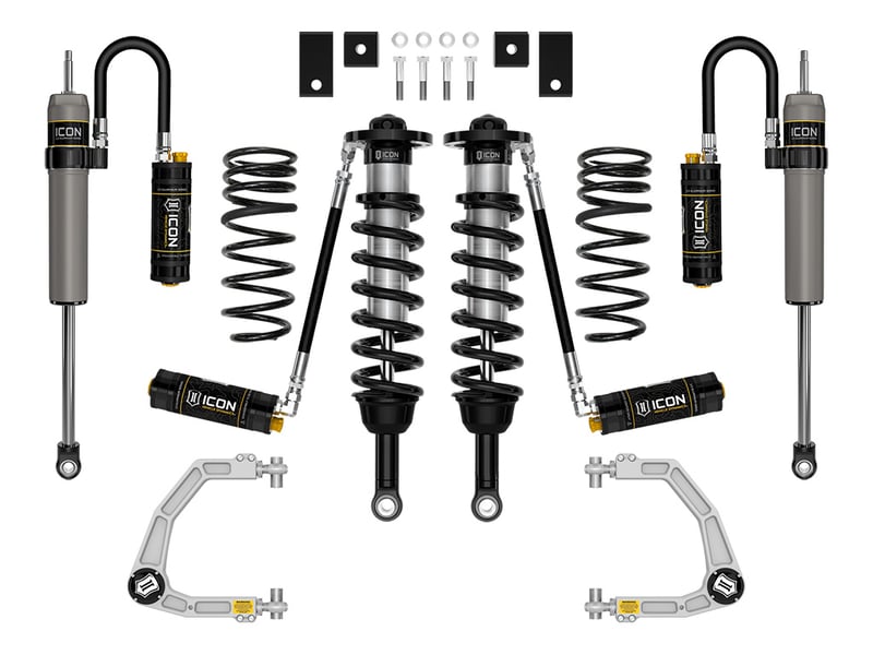 icon 2023-2025 toyota sequoia, 3-4.5" lift, stage 9 suspension system, billet, trd k53239s
