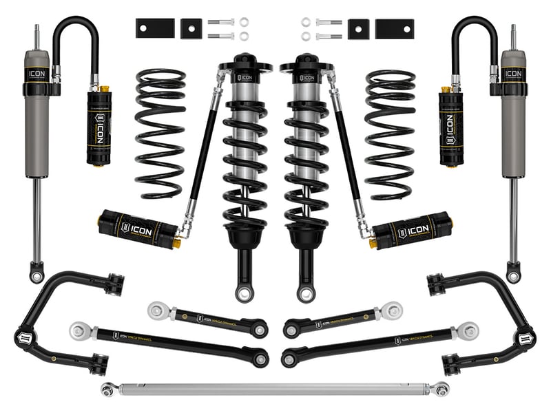 icon 2023-2024 toyota sequoia, 3-4.5" lift, stage 10 suspension system, tubular, trd k53240ts