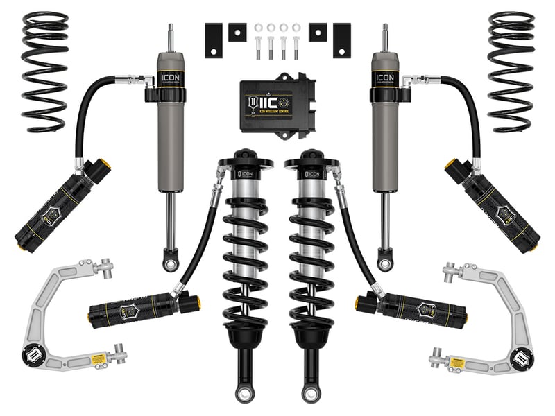 icon 2023-2024 toyota sequoia, 3-4.5" lift, stage 11 suspension system, billet k53241
