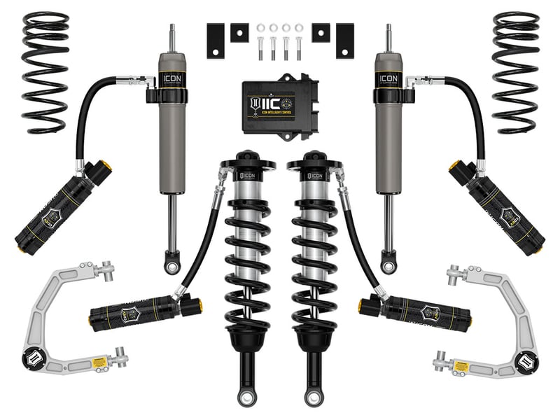 icon 2023-2024 toyota sequoia, 3-4.5" lift, stage 11 suspension system, billet, trd k53241s