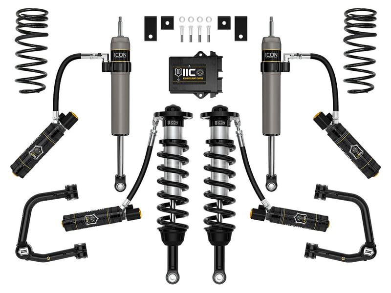 icon 2023-2024 toyota sequoia, 3-4.5" lift, stage 11 suspension system, tubular, trd k53241ts
