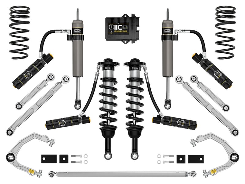 icon 2023-2024 toyota sequoia, 3-4.5" lift, stage 12 suspension system, billet, trd k53242s