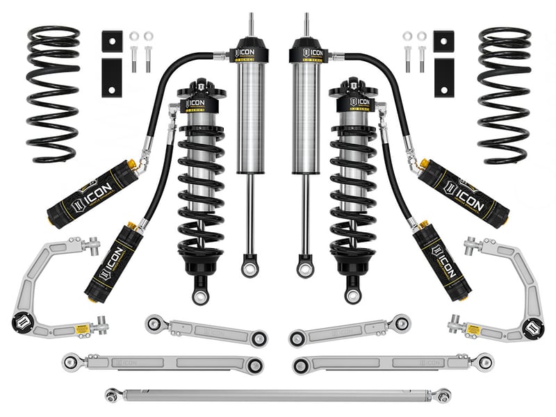 icon 2023-2024 toyota sequoia, 3-4.25" lift, stage 2 3.0 suspension system, billet k53252