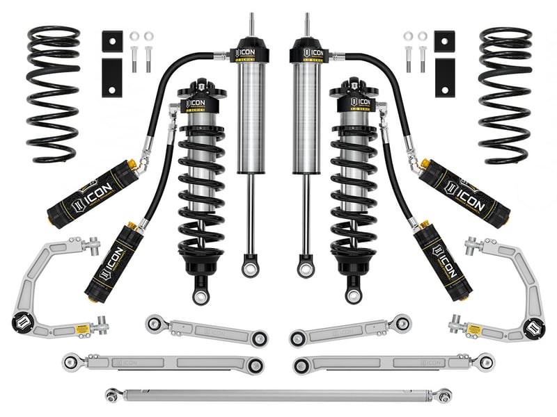 icon 2023-2024 toyota sequoia, 3-4.25" lift, stage 2 3.0 suspension system, billet, trd k53252s
