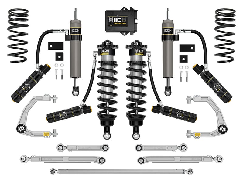 icon 2023-2024 toyota sequoia, 3-4.25" lift, stage 3 3.0 suspension system, billet k53253