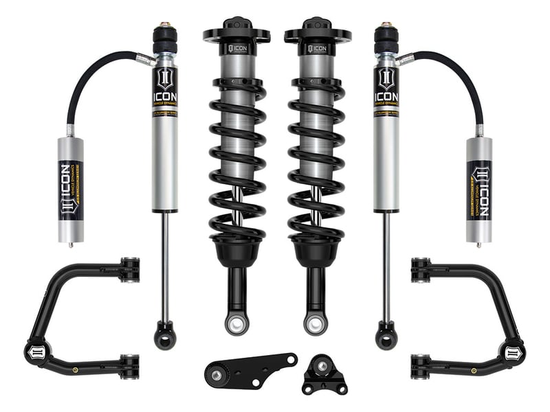 icon 2024-2025 toyota tacoma 1.25-3" lift, stage 3 suspension system, tubular k53293t