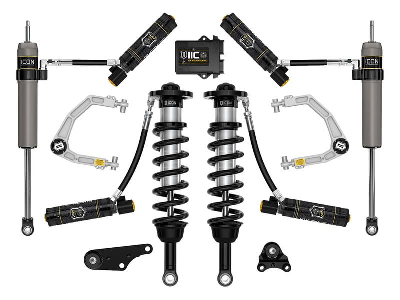icon 2024-2025 toyota tacoma 1.25-3" lift, stage 6 suspension system, billet k53296