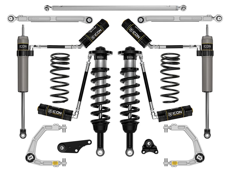 icon 2024 toyota land cruiser 250 series, 1.25-3" lift, stage 7 suspension system, billet k53367