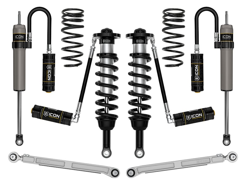 icon 2023-2024 toyota sequoia trd pro, 1-2.5" lift, stage 4 2.5 suspension system, billet k53394
