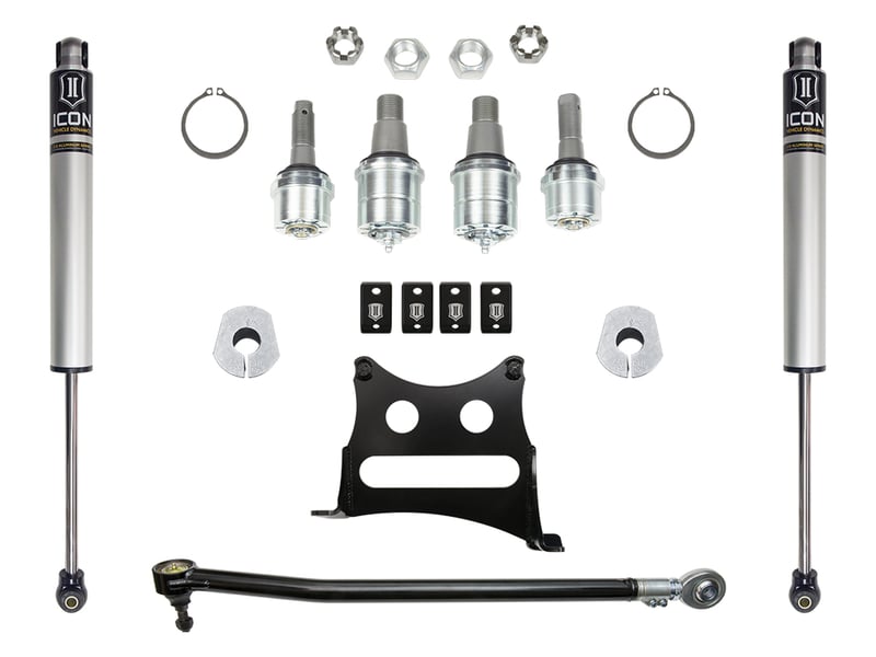 icon 2017-2022 ford f-250/f-350 super duty 4wd, ultimate front end kit, stage 4 k6204
