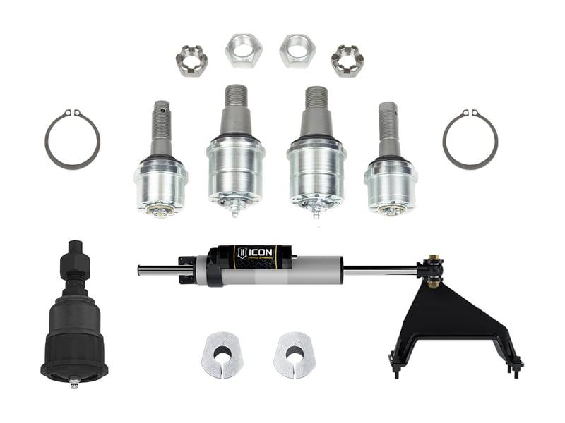 icon 2005-2022 ford f-250/f-350 super duty 4wd, ultimate front end kit, stage 4 k6214