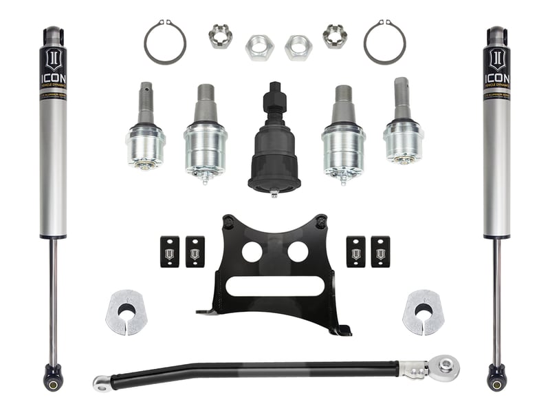icon 2005-2016 ford f-250/f-350 super duty 4wd, ultimate front end kit, stage 5 k6215