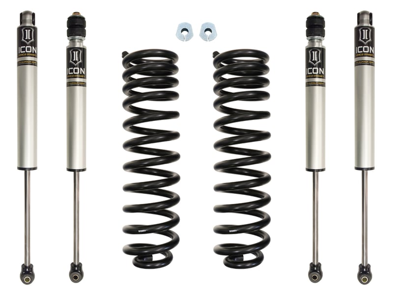 icon 2005-2016 ford f-250/f-350 super duty 4wd diesel, 2.5" lift, stage 1 suspension system k62500