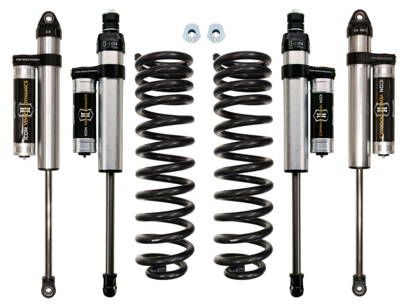 icon 2005-2016 ford f-250/f-350 super duty 4wd diesel, 2.5" lift, stage 3 suspension system k62502