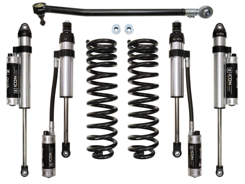 icon 2017-2019 ford f-250/f-350 4wd diesel, 2.5" lift, stage 4 suspension system k62514