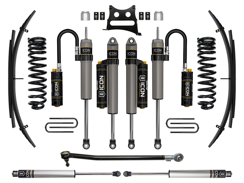 icon 2017-2019 ford f-250/f-350 super duty 4wd diesel, 2.5" lift, stage 5 suspension system w/ expansion packs k62515l