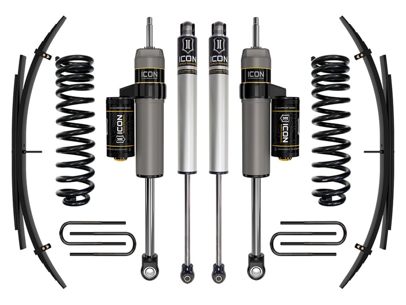 icon 2011-2016 ford f-250/f-350 super duty 4wd diesel, 2.5" lift, stage 2 suspension system w/ expansion packs k62582