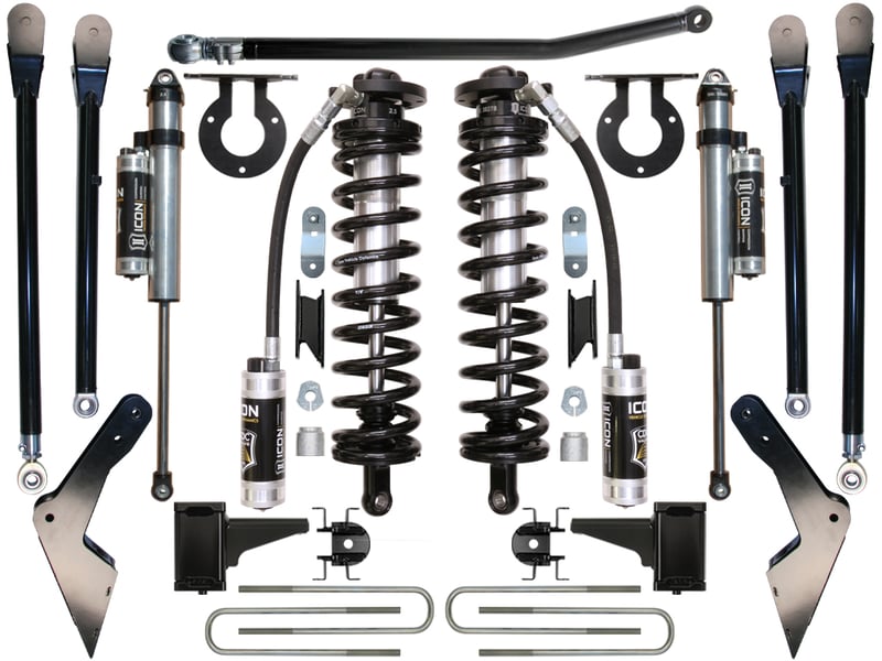 icon 08-10 ford f-250/f-350 4-5.5" stage 4 coilover conversion system k63124