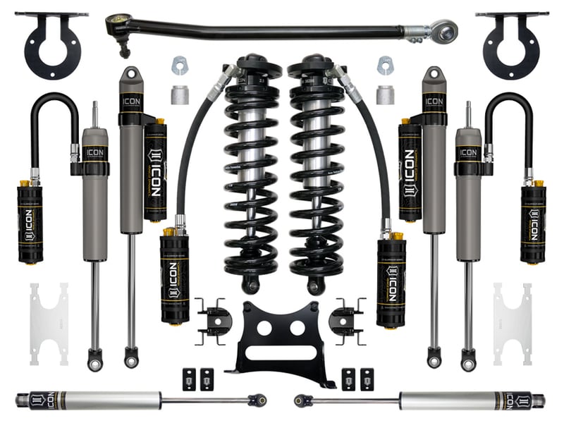 icon 2017-2022 ford f250/f350, 2.5-3" lift, stage 5 coilover conversion system k63145