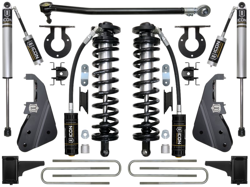 icon 2017-2022 ford f250/f350, 4-5.5" lift, stage 1 suspension system k63151