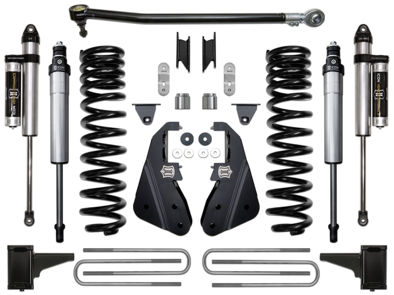 icon 2017-2019 ford f250/f350, 4.5" lift, stage 2 suspension system k64512