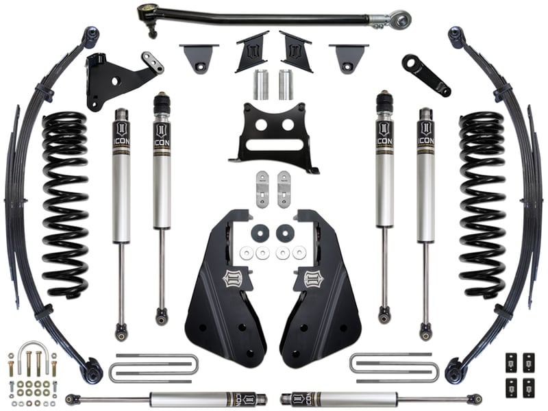 icon 2017-2022 ford f250/f350, 7" lift, stage 1 suspension system k67111