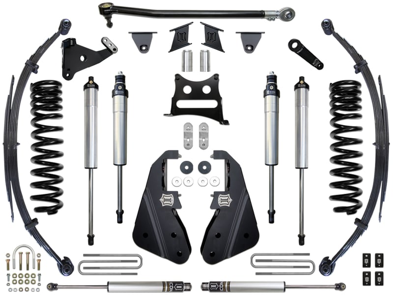 icon 2017-2022 ford f250/f350, 7" lift, stage 2 suspension system k67112