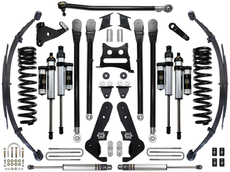 icon 2017-2022 ford f250/f350, 7" lift, stage 4 suspension system k67114