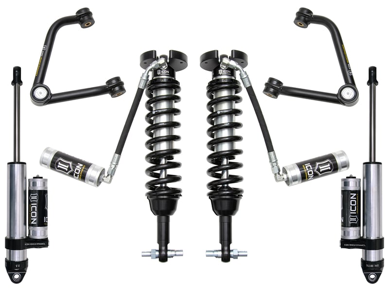 icon 2019-2023 gm 1500, 1.5-3.5" lift, stage 3 suspension system, tubular uca k73063t