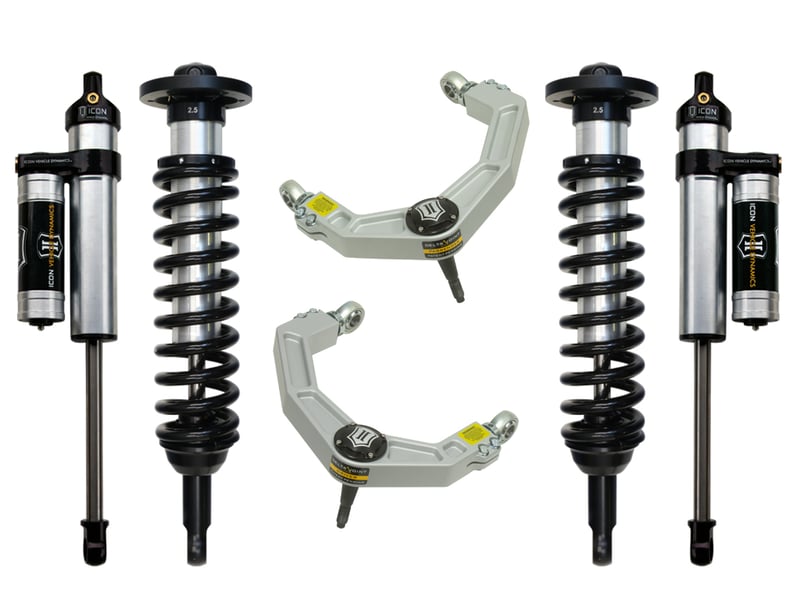 icon 09-13 ford f150 4wd 0-2.63" stage 3 suspension system w billet uca k93003