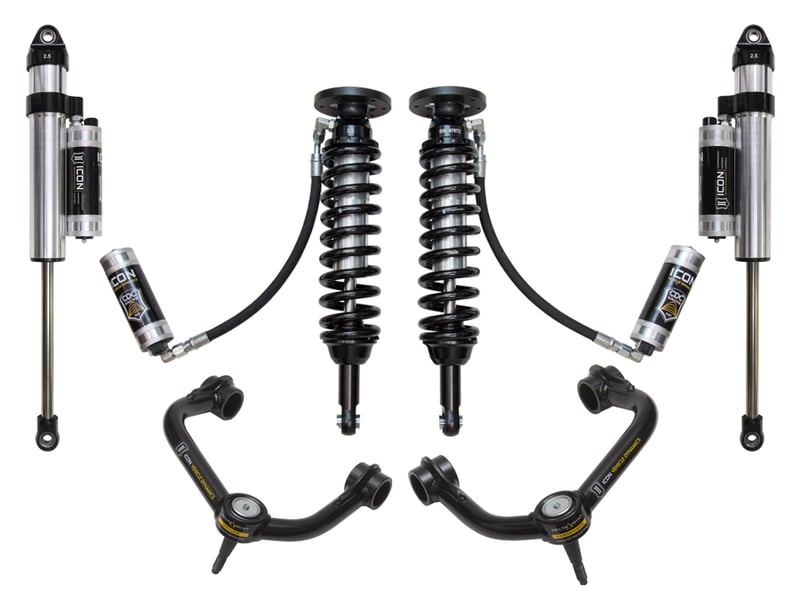 icon 09-13 ford f150 4wd 1.75-2.63" stage 5 suspension system w tubular uca k93005t