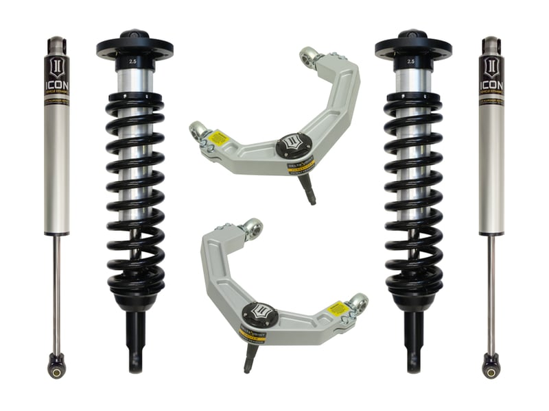 icon 09-13 ford f150 2wd 0-2.63" stage 2 suspension system w billet uca k93011