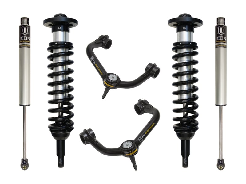icon 09-13 ford f150 2wd 0-2.63" stage 2 suspension system w tubular uca k93011t