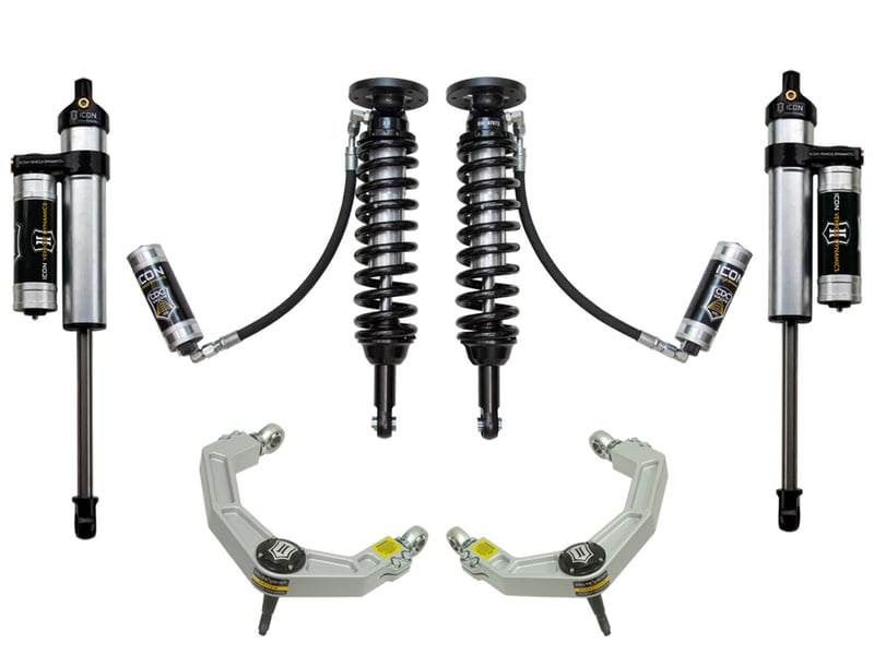 icon 09-13 ford f150 2wd 1.75-2.63" stage 4 suspension system w billet uca k93013
