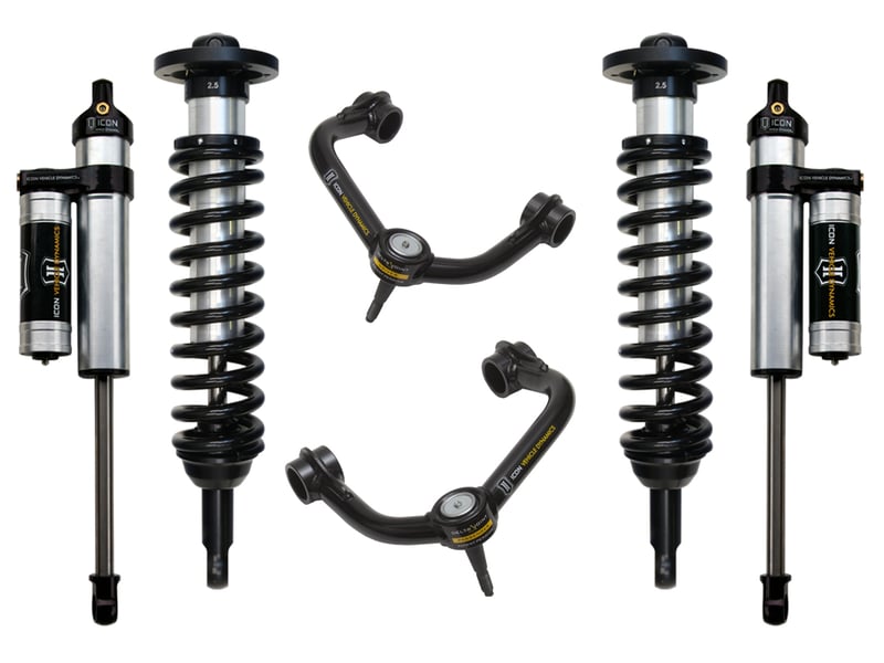 icon 04-08 ford f150 4wd 0-2.63" stage 3 suspension system w tubular uca k93022t