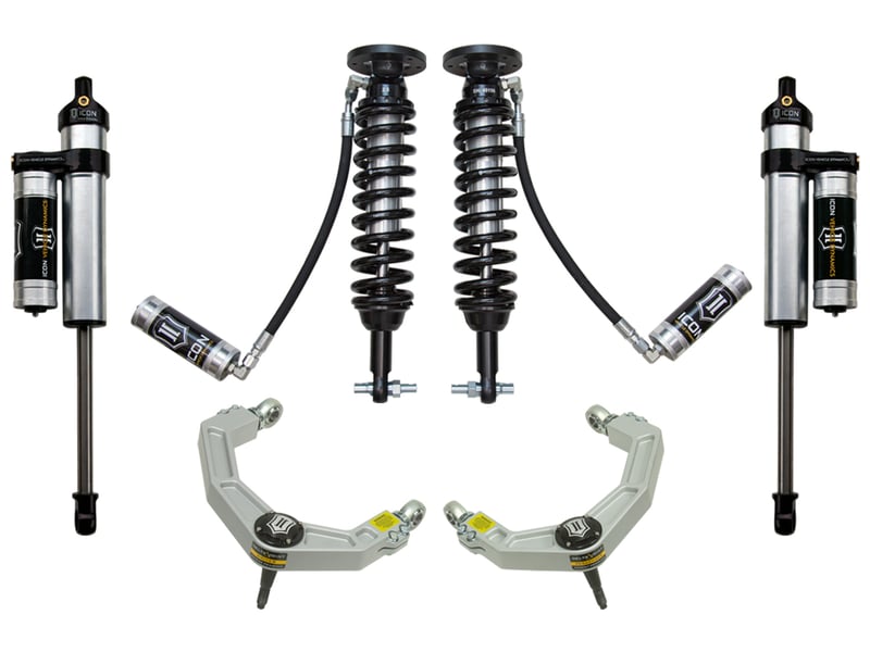 icon 2014 ford f150 2wd 1.75-2.63" stage 4 suspension system w billet uca k93074