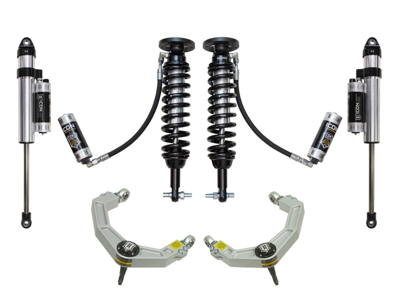 icon 2014 ford f150 2wd 1.75-2.63" stage 5 suspension system w billet uca k93075