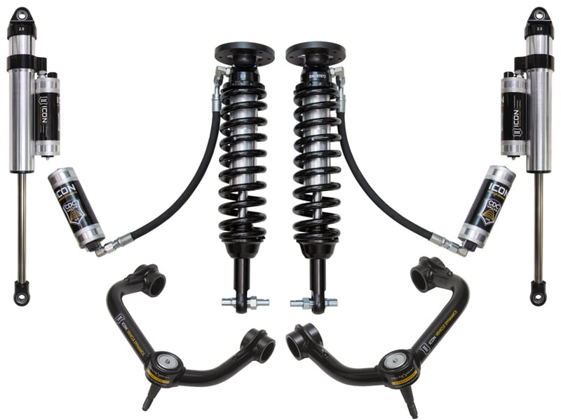 icon 2015-2020 ford f150 2wd 1.75-3" stage 5 suspension system w tubular uca k93095t