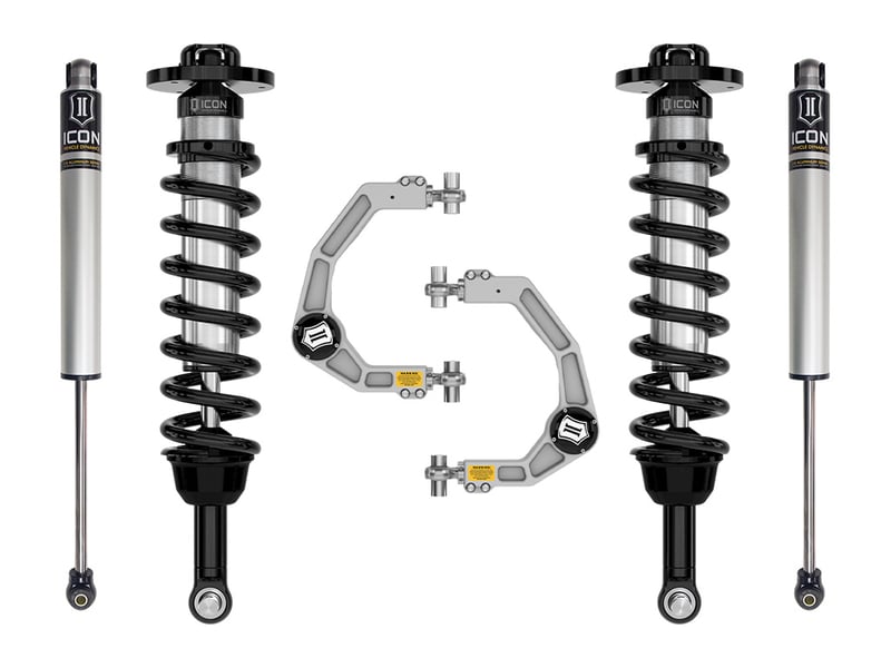 icon 2021-2024 ford f-150 tremor, 2.5-3" lift, stage 1 suspension system, billet k93161