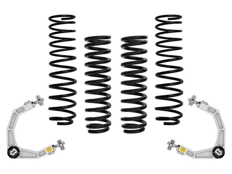 icon 2021-2024 ford f-150 raptor, 2-2.25" lift, stage 2 suspension system k93172