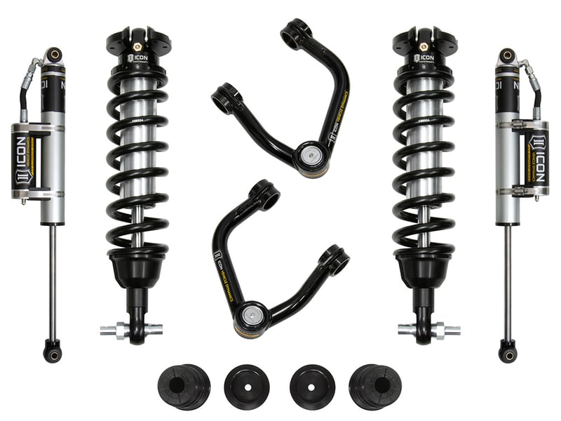 icon 19-21 ford ranger, 0-3.5" lift, stage 3 susp system, tubular uca al knuckle k93203ta