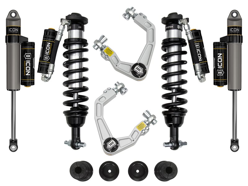icon 19-21 ford ranger, 0-3.5" lift, stage 4 susp system, billet uca al knuckle k93204a